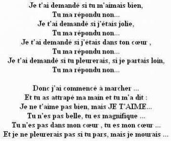 JE T'AIME ???